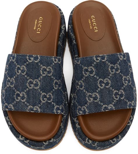 sandales gucci plateforme|gucci platform sandals sale.